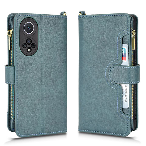 Coque Portefeuille Livre Cuir Etui Clapet BY2 pour Huawei Honor 50 5G Vert