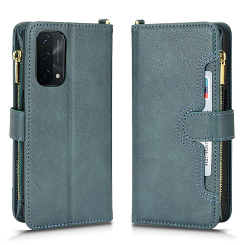 Coque Portefeuille Livre Cuir Etui Clapet BY2 pour Oppo A93 5G Vert