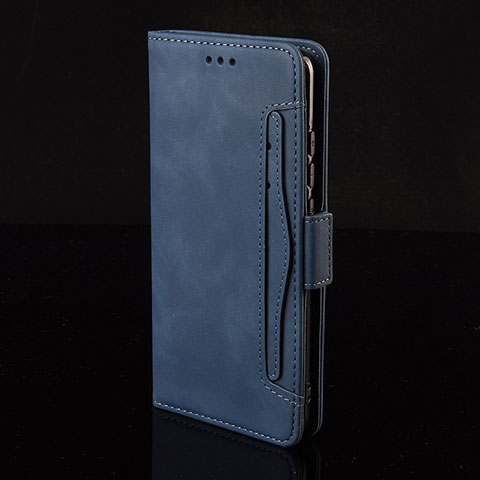 Coque Portefeuille Livre Cuir Etui Clapet BY2 pour Realme C25 Bleu