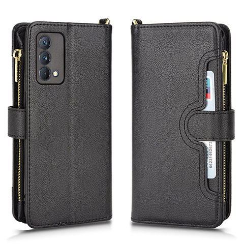 Coque Portefeuille Livre Cuir Etui Clapet BY2 pour Realme GT Master 5G Noir