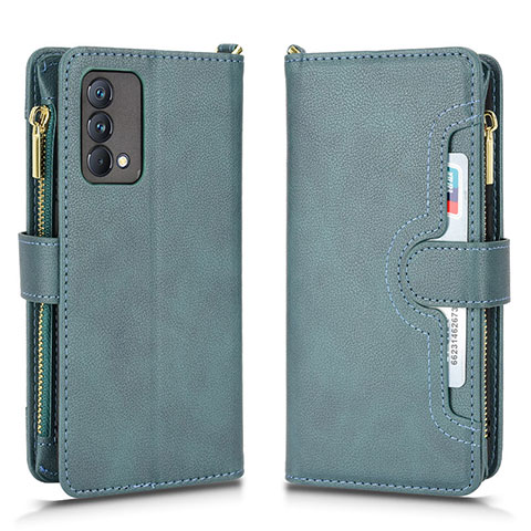 Coque Portefeuille Livre Cuir Etui Clapet BY2 pour Realme GT Master 5G Vert