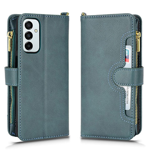 Coque Portefeuille Livre Cuir Etui Clapet BY2 pour Samsung Galaxy F23 5G Vert