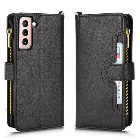 Coque Portefeuille Livre Cuir Etui Clapet BY2 pour Samsung Galaxy S22 Plus 5G Noir