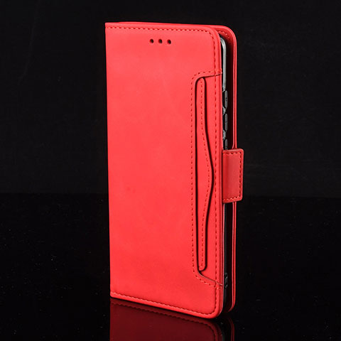 Coque Portefeuille Livre Cuir Etui Clapet BY2 pour Xiaomi Redmi 11 Prime 5G Rouge
