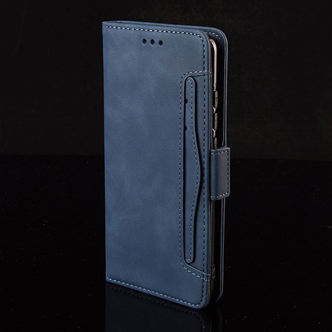 Coque Portefeuille Livre Cuir Etui Clapet BY2 pour Xiaomi Redmi K40 Gaming 5G Bleu