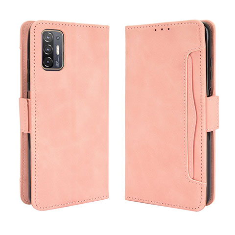 Coque Portefeuille Livre Cuir Etui Clapet BY3 pour HTC Desire 21 Pro 5G Rose