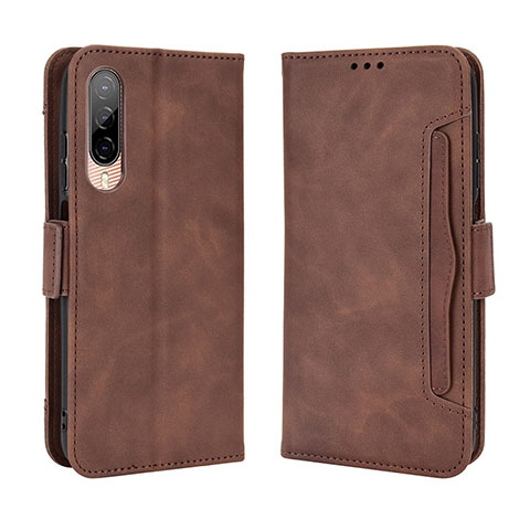 Coque Portefeuille Livre Cuir Etui Clapet BY3 pour HTC Desire 22 Pro 5G Marron