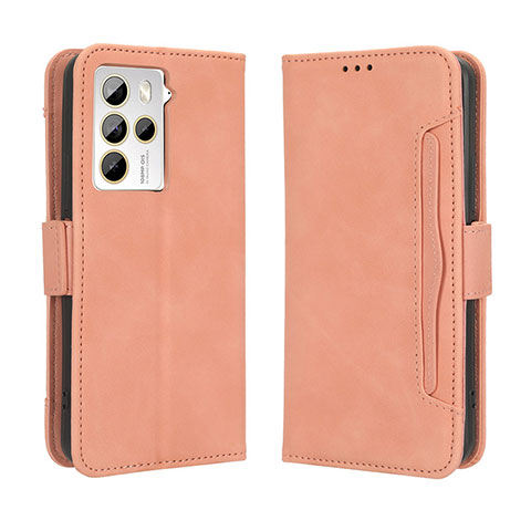 Coque Portefeuille Livre Cuir Etui Clapet BY3 pour HTC U23 Pro 5G Rose