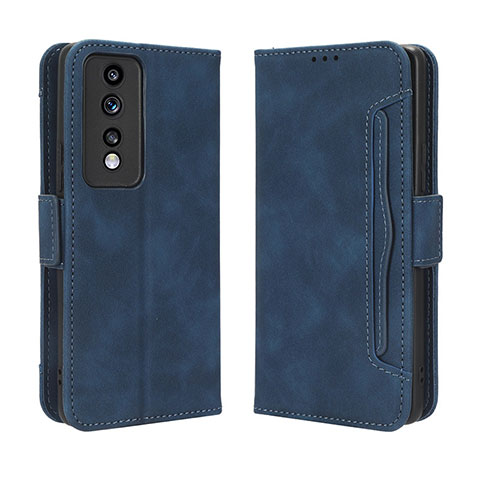 Coque Portefeuille Livre Cuir Etui Clapet BY3 pour Huawei Honor 80 GT 5G Bleu