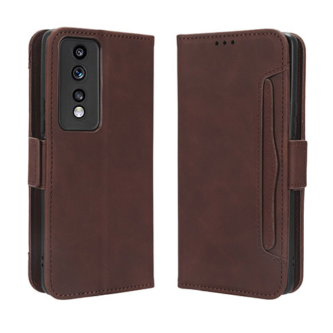 Coque Portefeuille Livre Cuir Etui Clapet BY3 pour Huawei Honor 80 GT 5G Marron