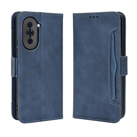 Coque Portefeuille Livre Cuir Etui Clapet BY3 pour Huawei Nova 10 Pro Bleu