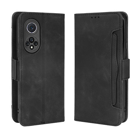 Coque Portefeuille Livre Cuir Etui Clapet BY3 pour Huawei Nova 9 Pro Noir