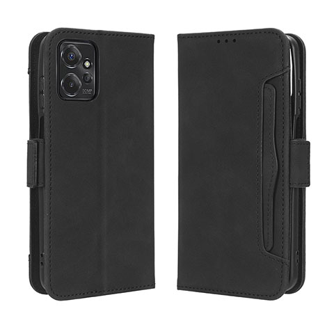 Coque Portefeuille Livre Cuir Etui Clapet BY3 pour Motorola Moto G Power 5G (2023) Noir