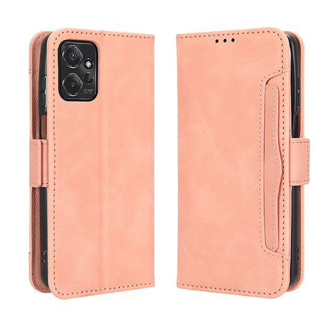 Coque Portefeuille Livre Cuir Etui Clapet BY3 pour Motorola Moto G Power 5G (2023) Rose