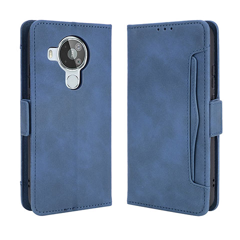 Coque Portefeuille Livre Cuir Etui Clapet BY3 pour Nokia 7.3 Bleu