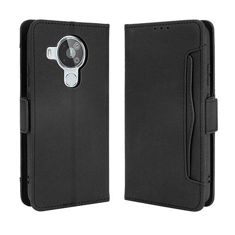 Coque Portefeuille Livre Cuir Etui Clapet BY3 pour Nokia 7.3 Noir