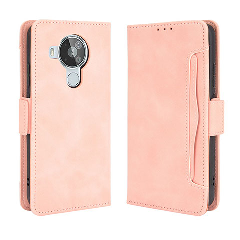 Coque Portefeuille Livre Cuir Etui Clapet BY3 pour Nokia 7.3 Rose