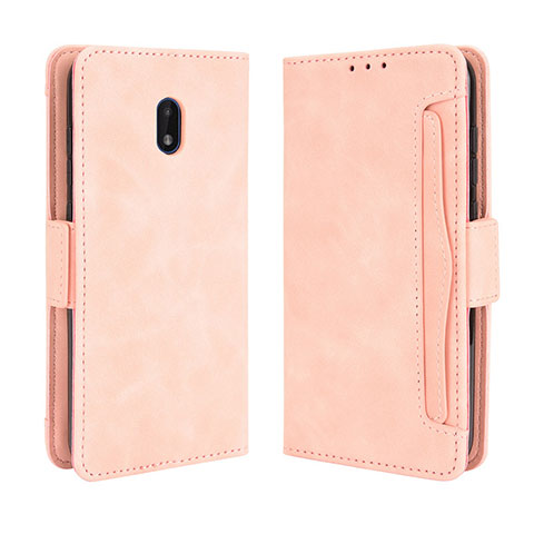 Coque Portefeuille Livre Cuir Etui Clapet BY3 pour Nokia C01 Plus Rose