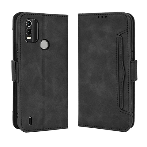 Coque Portefeuille Livre Cuir Etui Clapet BY3 pour Nokia C21 Plus Noir