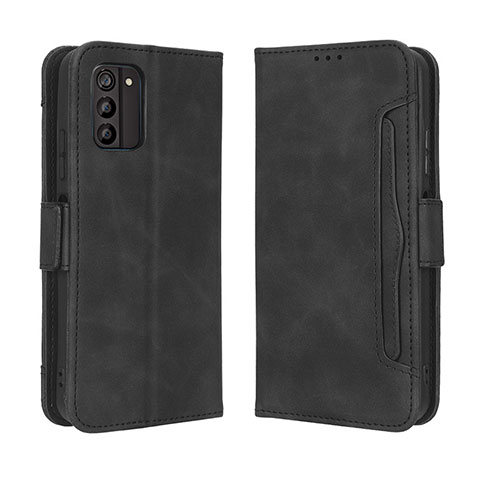 Coque Portefeuille Livre Cuir Etui Clapet BY3 pour Nokia G100 Noir