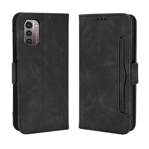 Coque Portefeuille Livre Cuir Etui Clapet BY3 pour Nokia G11 Noir