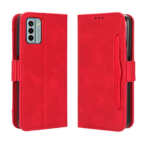 Coque Portefeuille Livre Cuir Etui Clapet BY3 pour Nokia G22 Rouge