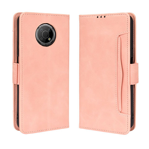 Coque Portefeuille Livre Cuir Etui Clapet BY3 pour Nokia G300 5G Rose