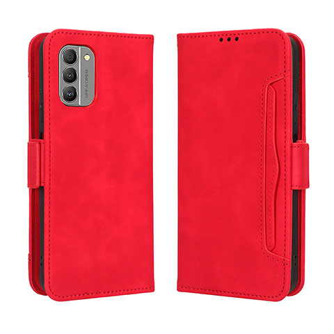 Coque Portefeuille Livre Cuir Etui Clapet BY3 pour Nokia G400 5G Rouge