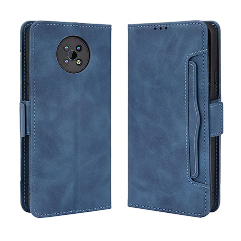 Coque Portefeuille Livre Cuir Etui Clapet BY3 pour Nokia G50 5G Bleu