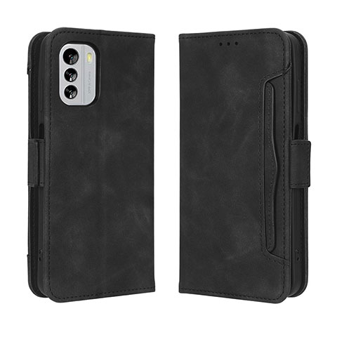 Coque Portefeuille Livre Cuir Etui Clapet BY3 pour Nokia G60 5G Noir