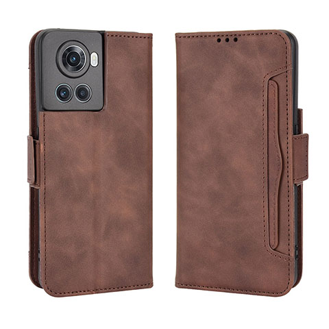 Coque Portefeuille Livre Cuir Etui Clapet BY3 pour OnePlus Ace 5G Marron