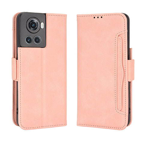 Coque Portefeuille Livre Cuir Etui Clapet BY3 pour OnePlus Ace 5G Rose