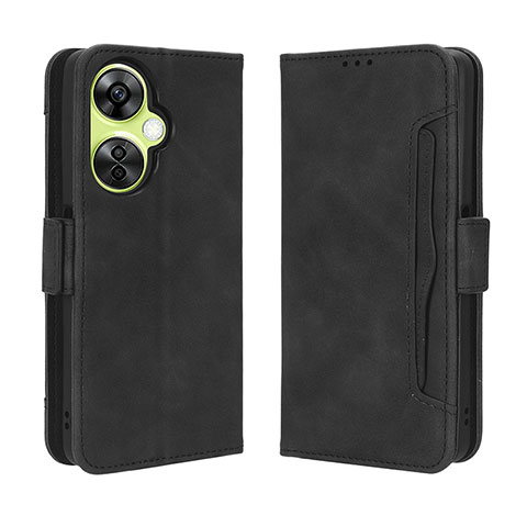 Coque Portefeuille Livre Cuir Etui Clapet BY3 pour OnePlus Nord CE 3 5G Noir