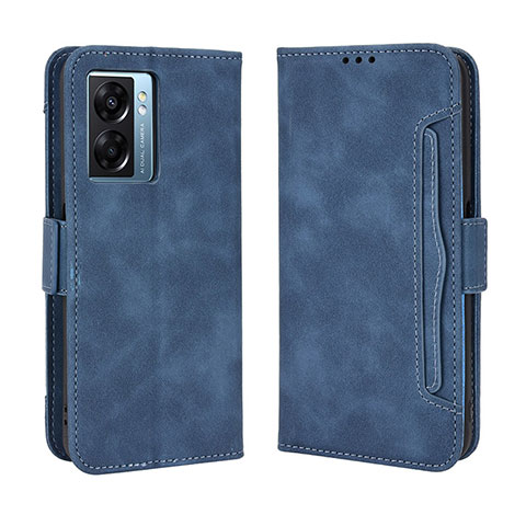 Coque Portefeuille Livre Cuir Etui Clapet BY3 pour OnePlus Nord N300 5G Bleu