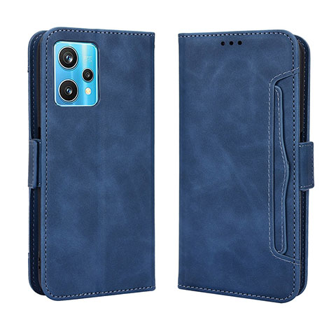 Coque Portefeuille Livre Cuir Etui Clapet BY3 pour Realme 9 5G Bleu