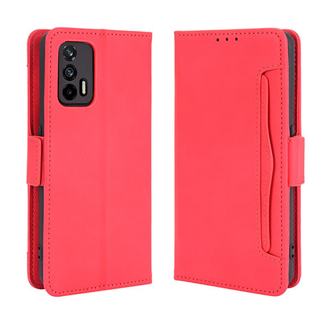 Coque Portefeuille Livre Cuir Etui Clapet BY3 pour Realme GT 5G Rouge