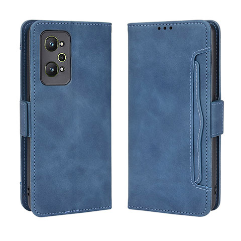 Coque Portefeuille Livre Cuir Etui Clapet BY3 pour Realme GT Neo 3T 5G Bleu