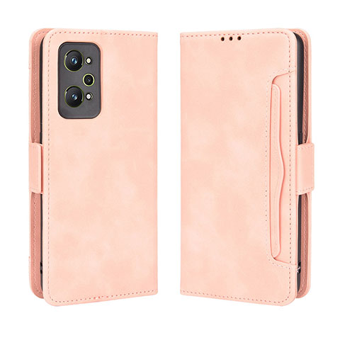 Coque Portefeuille Livre Cuir Etui Clapet BY3 pour Realme GT Neo 3T 5G Rose