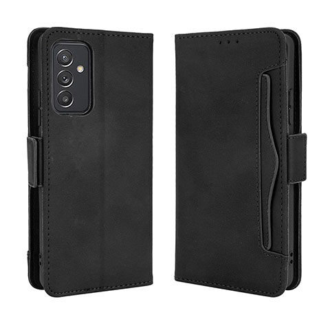 Coque Portefeuille Livre Cuir Etui Clapet BY3 pour Samsung Galaxy A05s Noir