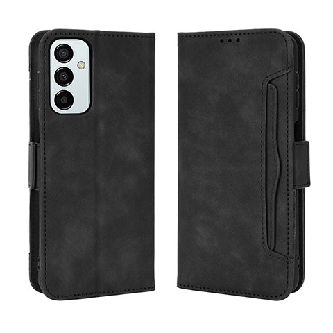 Coque Portefeuille Livre Cuir Etui Clapet BY3 pour Samsung Galaxy F23 5G Noir