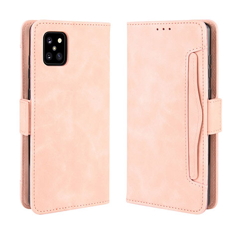 Coque Portefeuille Livre Cuir Etui Clapet BY3 pour Samsung Galaxy Note 10 Lite Rose