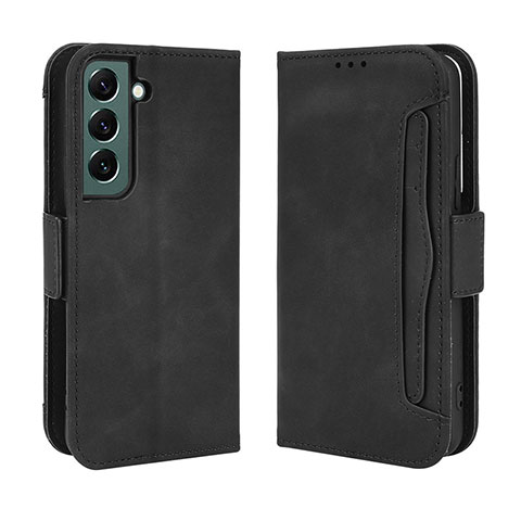 Coque Portefeuille Livre Cuir Etui Clapet BY3 pour Samsung Galaxy S24 5G Noir