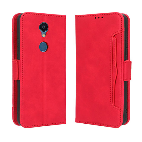 Coque Portefeuille Livre Cuir Etui Clapet BY3 pour Sharp Rouvo V Rouge