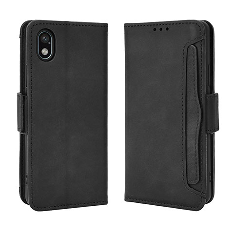 Coque Portefeuille Livre Cuir Etui Clapet BY3 pour Sony Xperia Ace III Noir