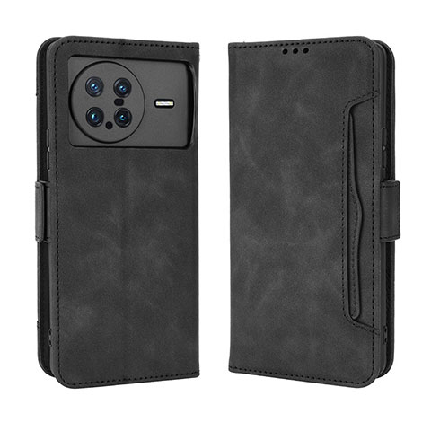 Coque Portefeuille Livre Cuir Etui Clapet BY3 pour Vivo X Note Noir