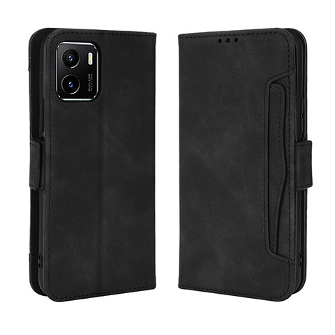 Coque Portefeuille Livre Cuir Etui Clapet BY3 pour Vivo Y15C Noir