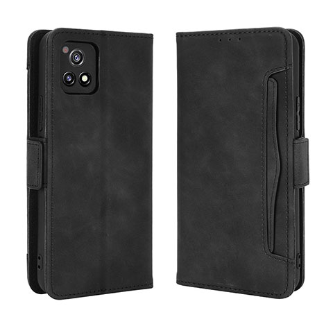 Coque Portefeuille Livre Cuir Etui Clapet BY3 pour Vivo Y31s 5G Noir