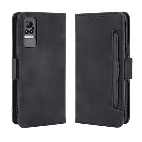 Coque Portefeuille Livre Cuir Etui Clapet BY3 pour Xiaomi Civi 1S 5G Noir