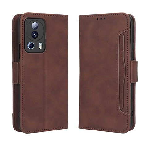 Coque Portefeuille Livre Cuir Etui Clapet BY3 pour Xiaomi Civi 2 5G Marron