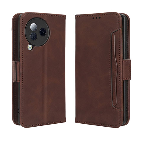 Coque Portefeuille Livre Cuir Etui Clapet BY3 pour Xiaomi Civi 3 5G Marron